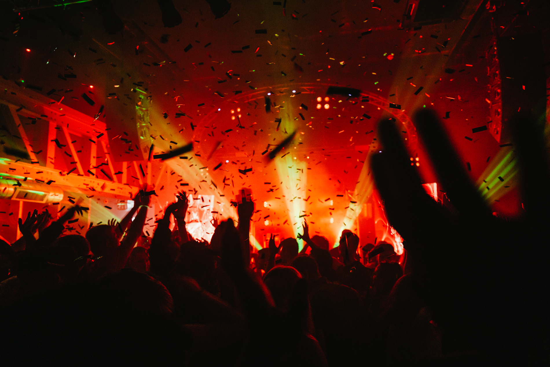 Nightclub event in the Main Hall at The Garage, Glasgow