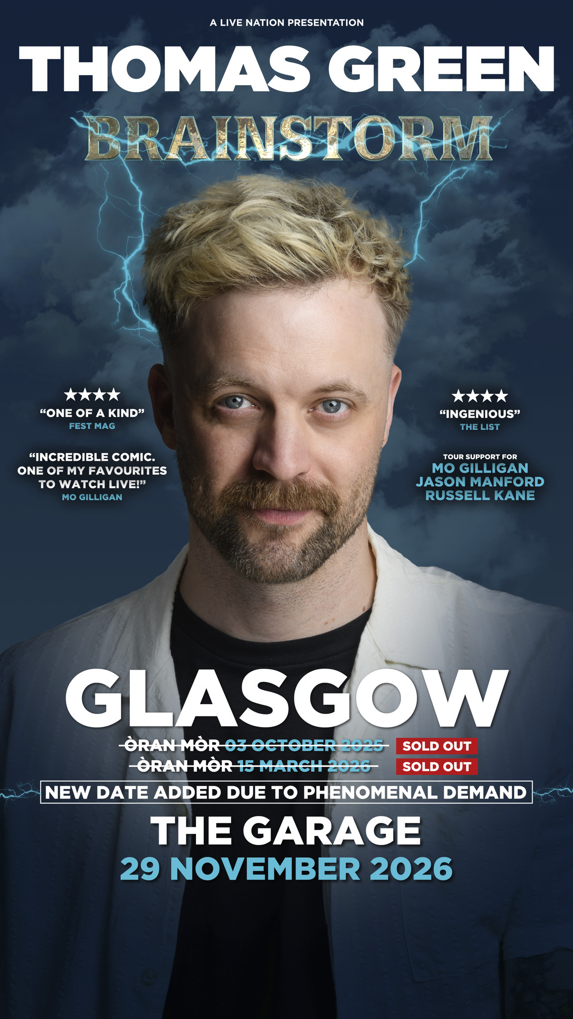 Thomas Green: Brainstorm (Seated Show)